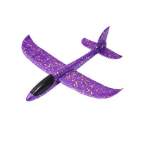 Avion Planor, Simplu, din Poliester, 48 cm, Violet
