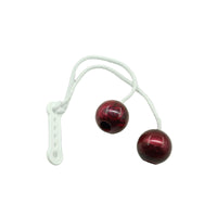Jucarie interactiva cu bile, Clackers ball, antistres, Visiniu, 40 mm