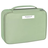 Geanta de Calatorie, pentru Cosmetice si Articole de Toaleta, Material Impermeabil, 2 in 1, Portfard Interior Detasabil, 23 x 16 x 8 cm, Verde