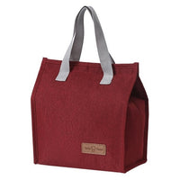 Geanta Termoizolanta Tip Bento Bag, Camping Cooler, Aluminiu, 22.5x13x25,5 cm, 3.3 L, Visiniu