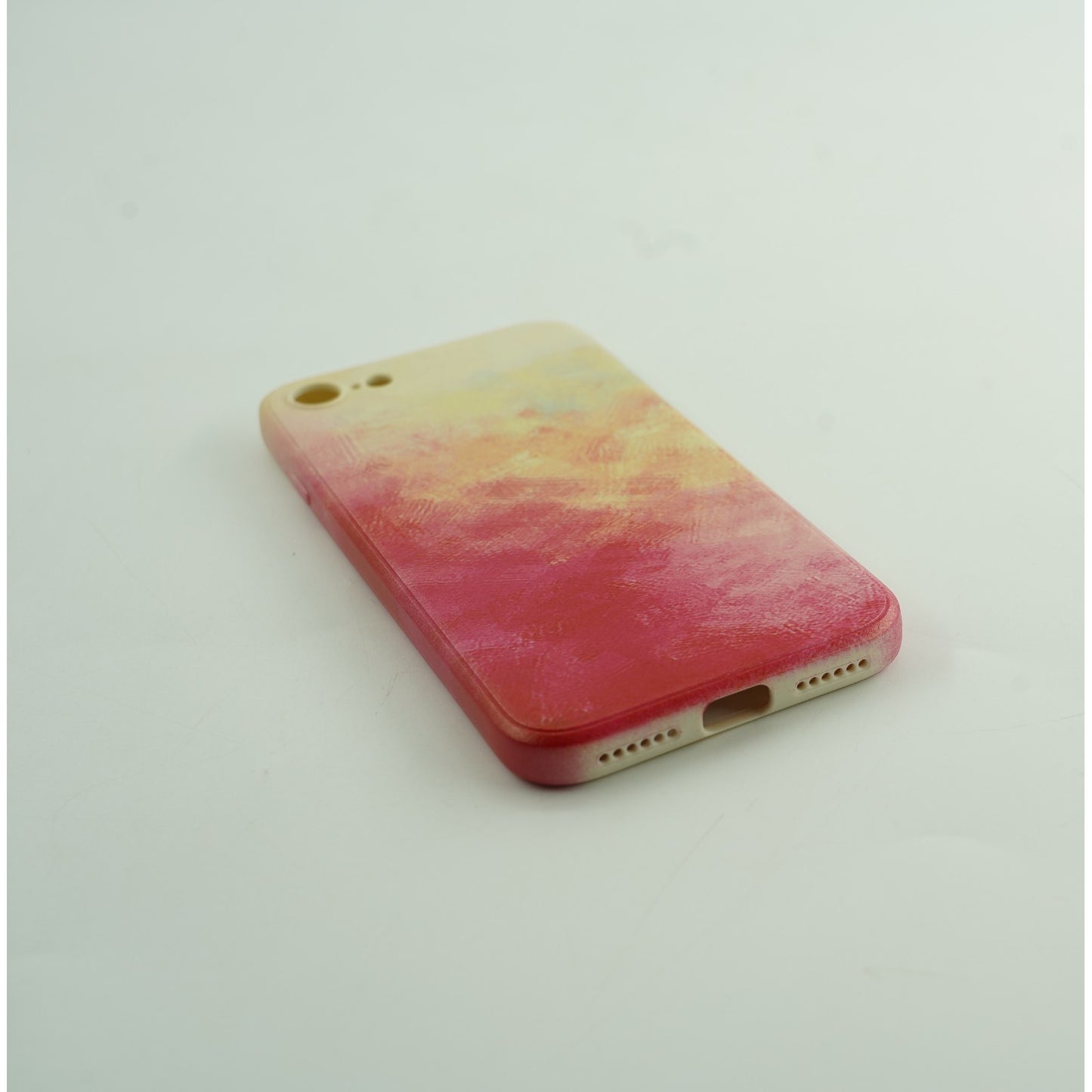 Husa protectie compatibila cu Apple iPhone XR Tpu Ombre, Roz/Galben