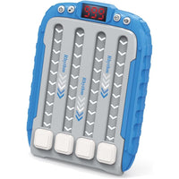 Jucarie Interactiva, Joc Rhythm, +3 Ani, din ABS, 6 Niveluri, 15 x 3 x 11 cm, Functie Muzicala, Albastru