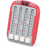 Jucarie Interactiva, Joc Rhythm, +3 Ani, din ABS, 6 Niveluri, 15 x 3 x 11 cm, Functie Muzicala, Rosu
