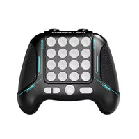 Jucarie Interactiva Pop It, Tip Consola, Anti-Stres, 5 Moduri de Joc, din ABS si Silicon, +3 Ani, Sunete si Lumini Model Controller, Negru