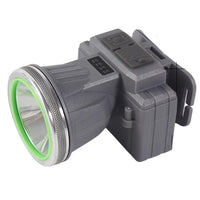 Lanterna LED de Montat pe Cap, cu Raza Lunga de Zoom, Reincarcabila USB, Far Telescopic, Rezistent la Apa, Reglabil, pentru Pescuit in Aer Liber, Camping, Lumina Puternica, Lanterna, 7.5x5.8x5.5 cm, Gri