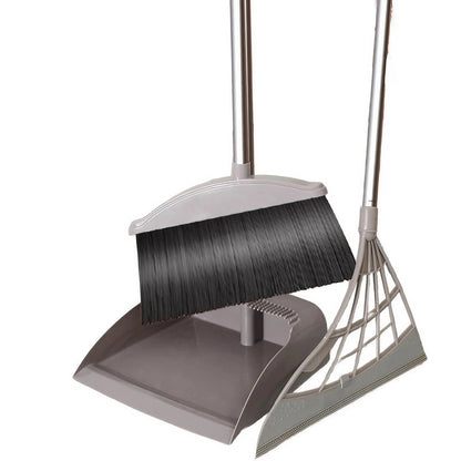 Set matura, faras cu coada si matura silicon, Pentru uz casnic, Plastic/Otel, Gri, 90 x 72 x 100 cm