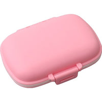 Organizator medicamente, Plastic, 8 compartimente, 0.1 L, Roz, 11 x 7 cm