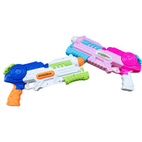 Set 2x Pistol cu Apa pentru Copii, Rezervor, Pentru Piscina/Plaja, 6ani+, Roz + Albastru, 1000 ML