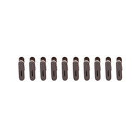 Set 20 de Cleme pentru Haine, de Prindere pentru Pantaloni, Atasabile la Umerase, 1.6x2.3x6.35 cm, Maro