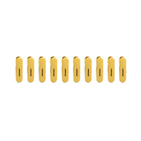Set 20 de Cleme pentru Haine, de Prindere pentru Pantaloni, Atasabile la Umerase, 1.6x2.3x6.35 cm, Galben