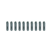 Set 20 de Cleme pentru Haine, de Prindere pentru Pantaloni, Atasabile la Umerase, 1.6x2.3x6.35 cm, Verde