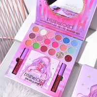 Set 4 Produse de Machiaj, KEVIN &amp; COCO, Vanilla Queen, 22 culori, 19.7 x 21.2 x 2.5 cm