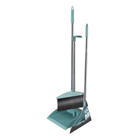 Set matura, faras cu coada si matura silicon, Pentru uz casnic, Plastic/Otel, Albastru deschis, 90 x 72 x 100 cm