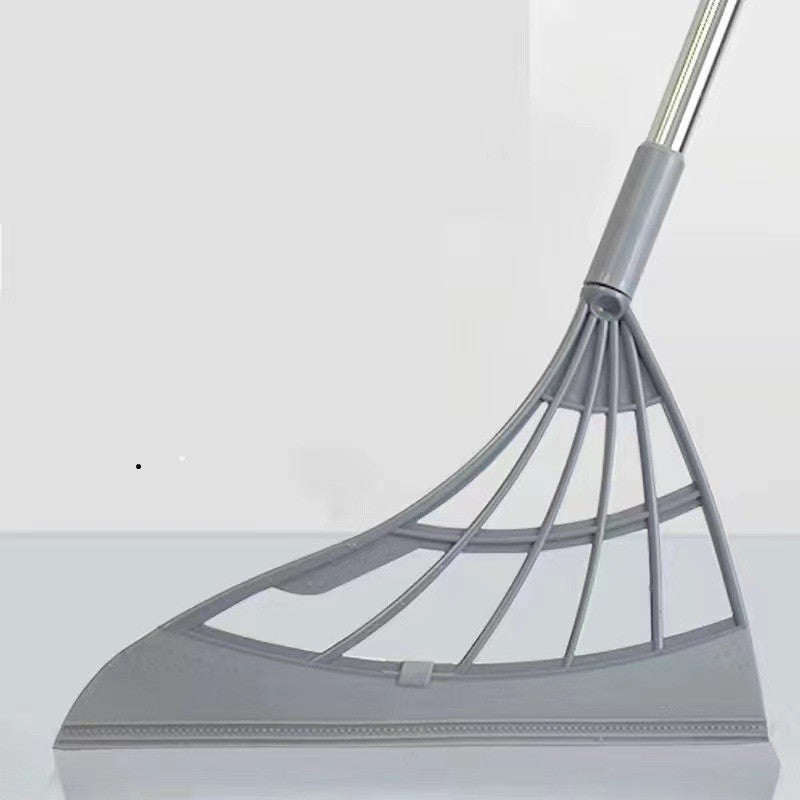 Set matura, faras cu coada si matura silicon, Pentru uz casnic, Plastic/Otel, Gri, 90 x 72 x 100 cm