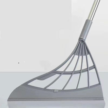 Set matura, faras cu coada si matura silicon, Pentru uz casnic, Plastic/Otel, Gri, 90 x 72 x 100 cm
