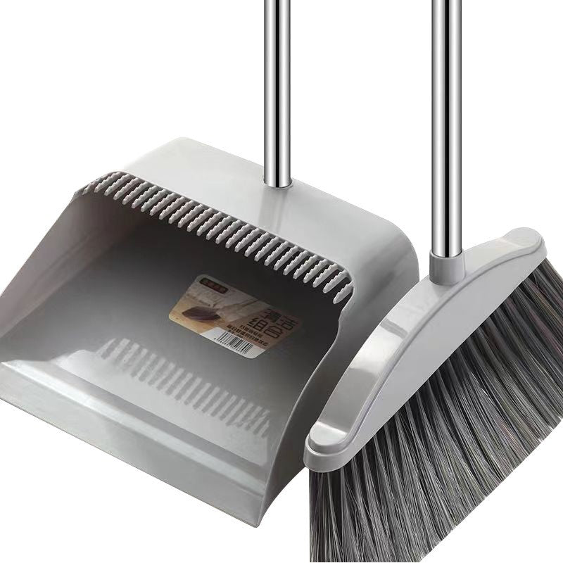 Set matura, faras cu coada si matura silicon, Pentru uz casnic, Plastic/Otel, Gri, 90 x 72 x 100 cm